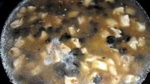 гречка с курицей и грибами