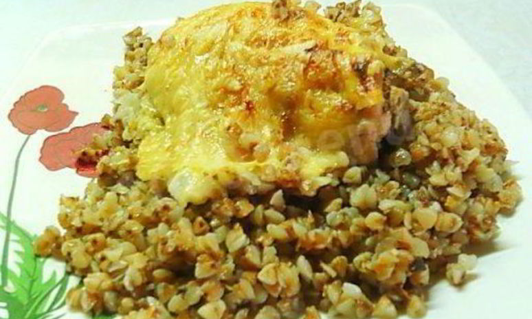 Рецепт гречки с курицей в духовке