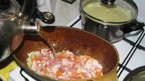 гречка с курицей