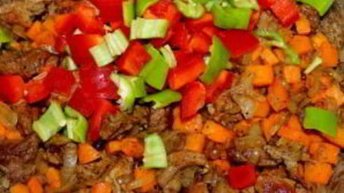 гречка с мясом в духовке