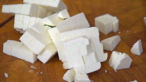 гречка с перепелиными яйцами и овечьим сыром