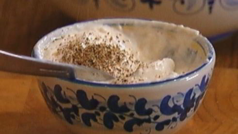 гречка с семгой и маринованным луком