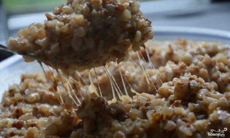 Рецепт гречки с сыром