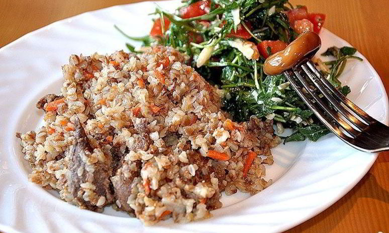 Рецепт гречки с тушенкой в мультиварке