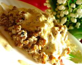 Гречка с яйцом