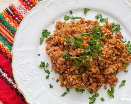 Гречка, томленная со свининой