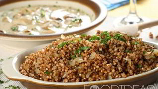 Гречневая каша с грибами