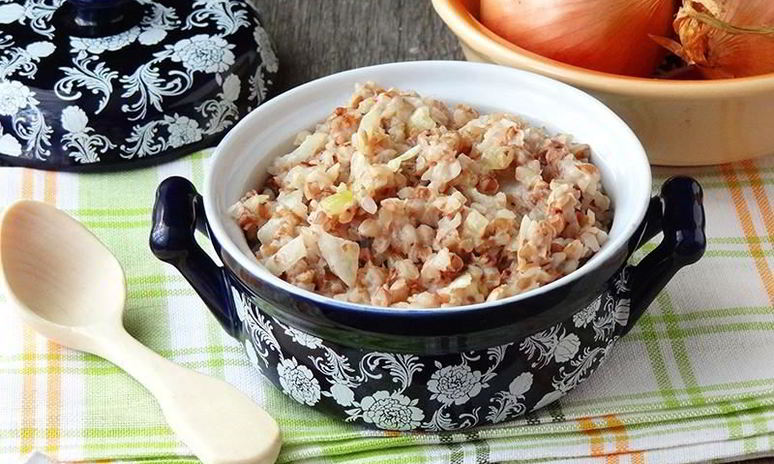 Рецепт гречневой каши с луком в мультиварке