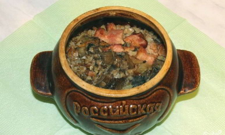 Рецепт гречневой каши в горшочке