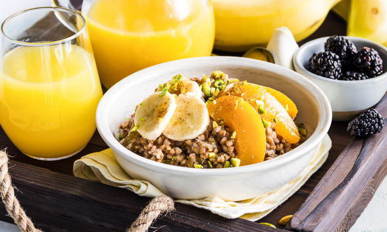 Рецепт гречневой сладкой каши с бананами