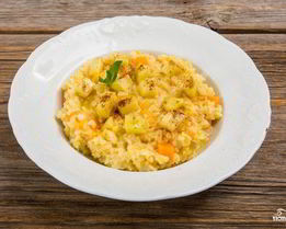 Каша из булгура на молоке