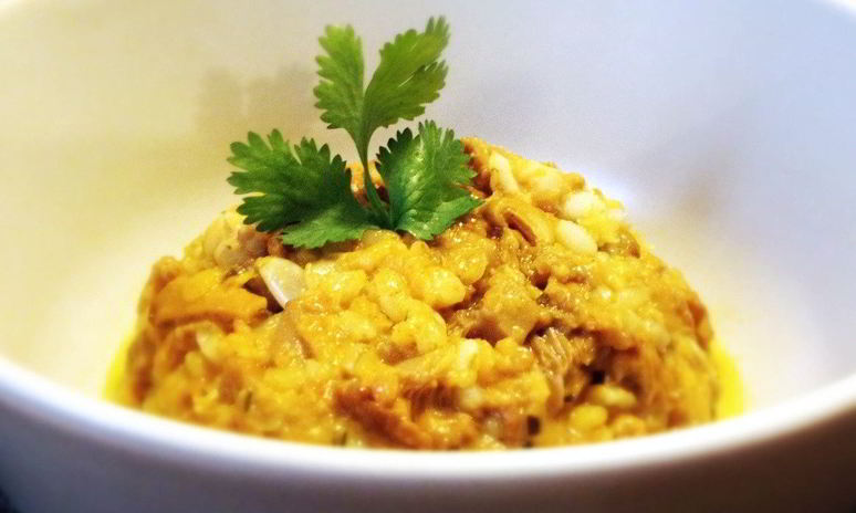 Рецепт каши из кускуса с лисичками, тыквой и кедровыми орешками