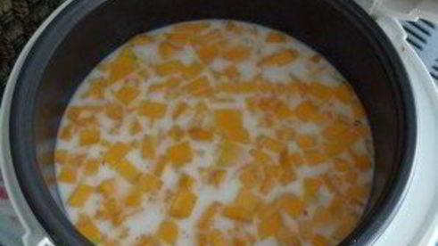 каша из тыквы с пшеном на молоке