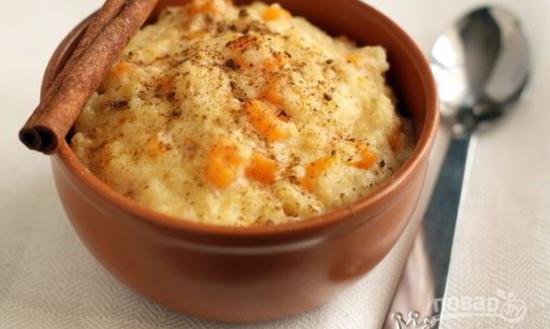 Рецепт каши из тыквы с пшеном