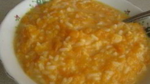 каша из тыквы с рисом и молоком