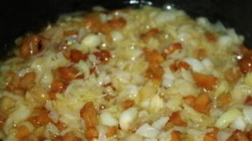 каша на костре