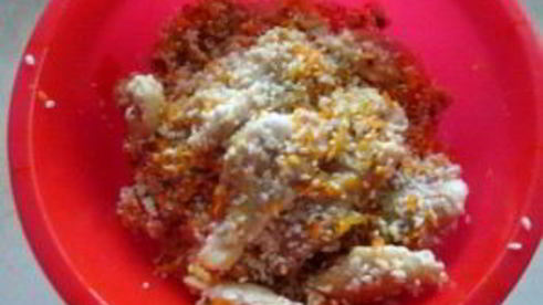 каша с мясом в автоклаве