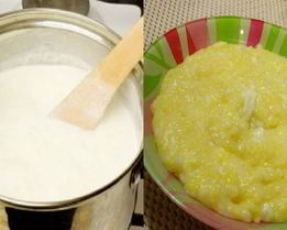 Кукурузная каша на молоке