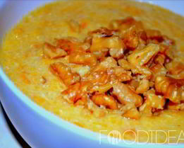 Кукурузная каша с тыквой