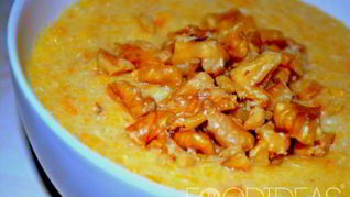 Кукурузная каша с тыквой