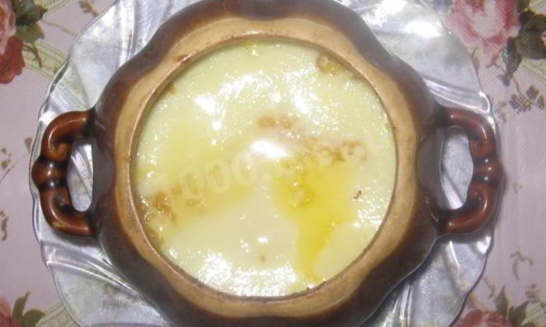 Рецепт молочной каши пшеничной с тыквой в горшочке на молоке