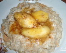 Овсяная каша с бананом