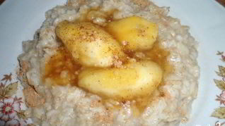 Овсяная каша с бананом