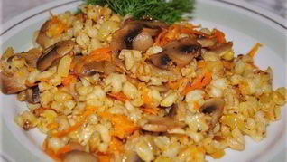 Перловая каша с грибами