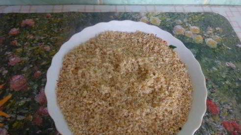 постная каша с тыквой