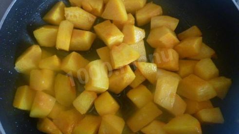 постная каша с тыквой