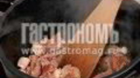 пшеничная каша с бараниной