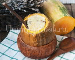 Пшенная каша в тыкве