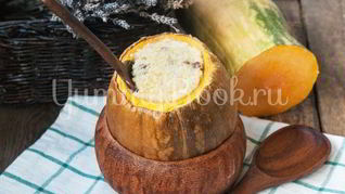 Пшенная каша в тыкве