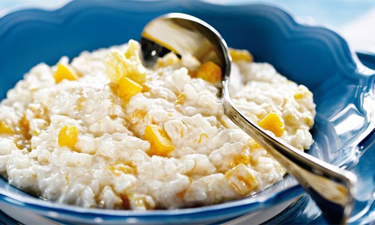 Рецепт молочной рисовой каши с тыквой