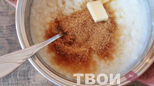 рисовая каша на молоке