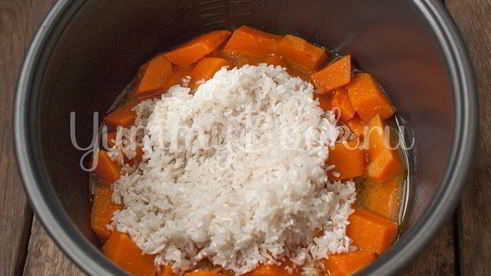 рисовая каша с тыквой в мультиварке