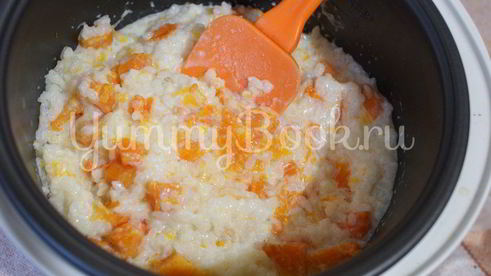 рисовая каша с тыквой в мультиварке