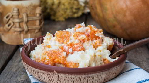 рисовая каша с тыквой в мультиварке