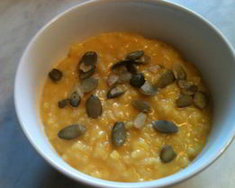 Рисовая каша с тыквой