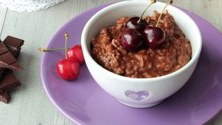 Шоколадная рисовая каша