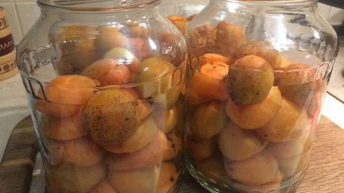 абрикосы в сахарном сиропе на зиму
