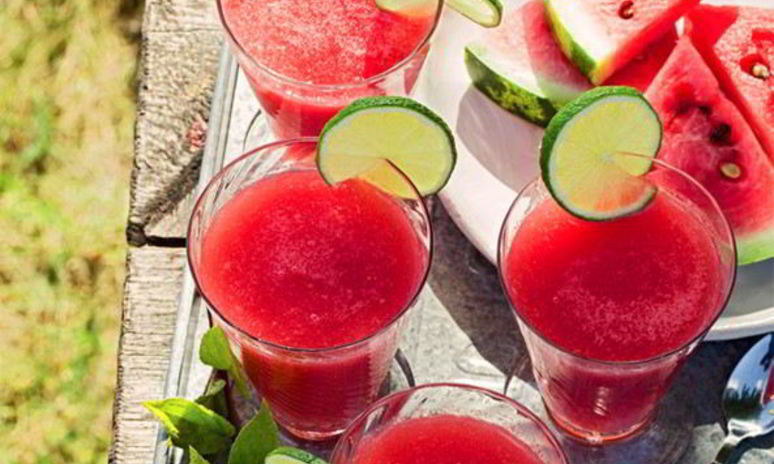 Рецепт арбузного коктейля с лаймом