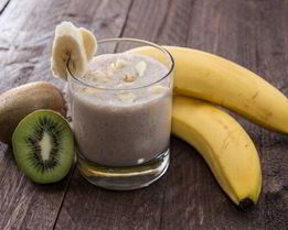 Бананово-шоколадный коктейль