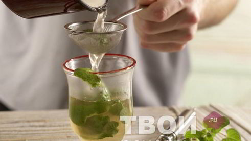 чай с мятой