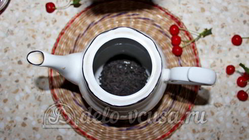 чай с вишней