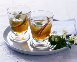 Чай с яблоком