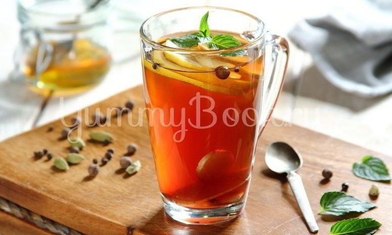 Рецепт согревающего мятного чая с пряностями