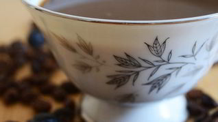 Черничный кофе