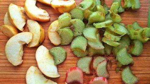 галета по-летнему на кофейном тесте