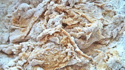 галета по-летнему на кофейном тесте